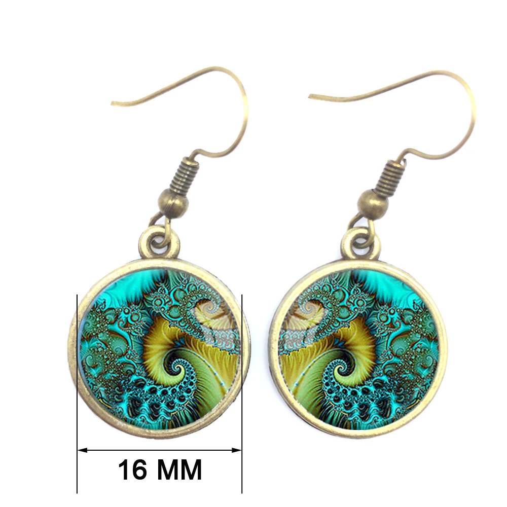 Модные серьги с надписью Thank You для учеников красное сердце узор стеклянная