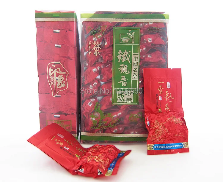 250g chinese tea tieguanyin green boutique Natural Food Gift box packaging milk oolong Health food|tea light candle holders wholesale|food totestea