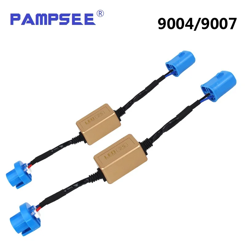 PAMPSEE H4/H7/H8/H11/H13/HB3(9005)/HB4(9006) адаптер проводки CAN шины светодиодсветодиодный лампа