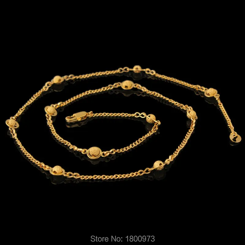Новое поступление ожерелье с золотым шариком Аллах для женщин цепочка из звеньев