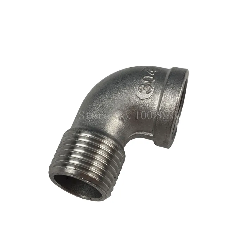 Нержавеющая сталь 304 90 градусов колено 1/2 &quotFPT x 1/2&quot MPT для домашнего пивоварения