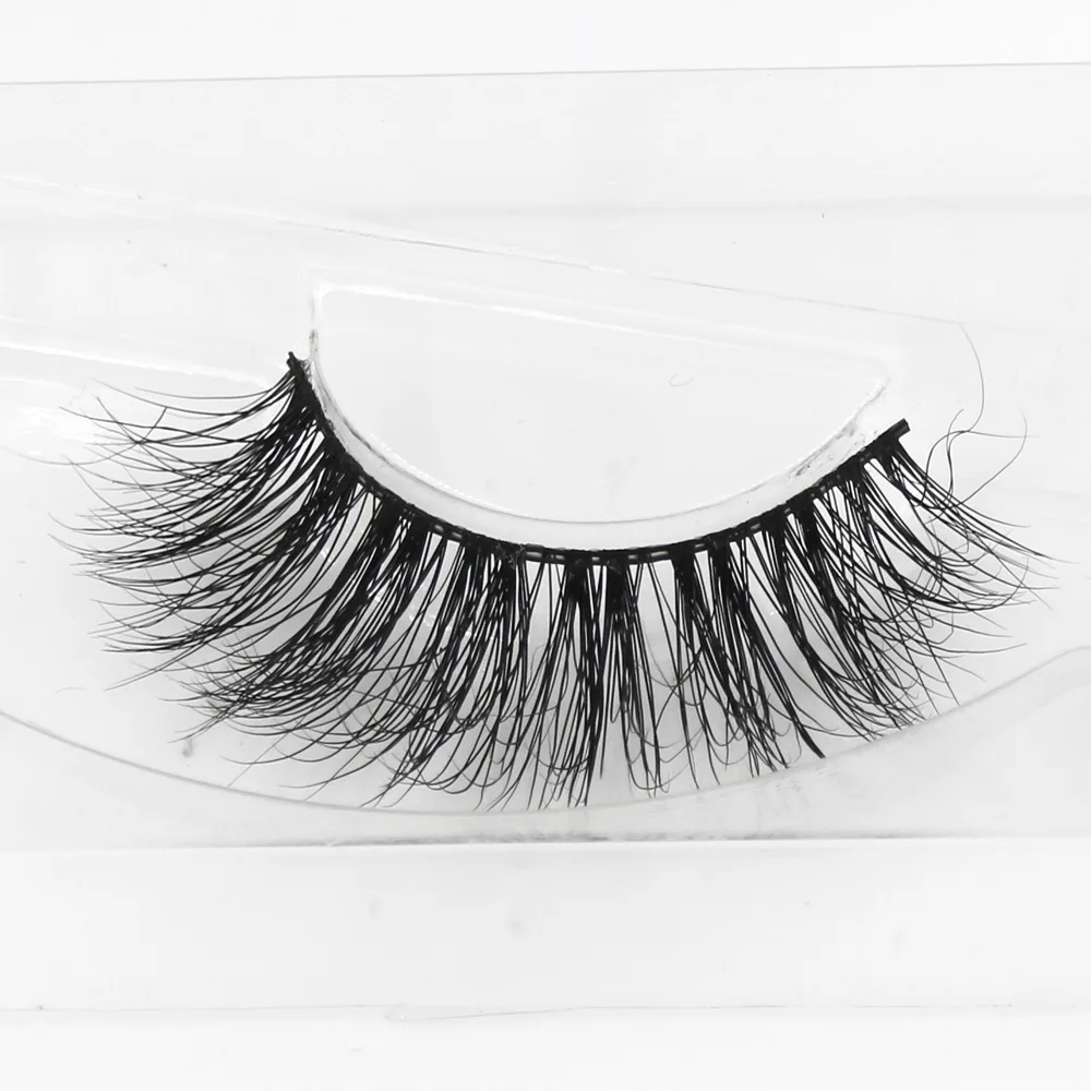 

YOKPN Fashion 3D Crisscross Mink Eye Lashes Natural Long Messy False Eyelashes Soft Multilayer Thick Curl Mink Hair Eyelash