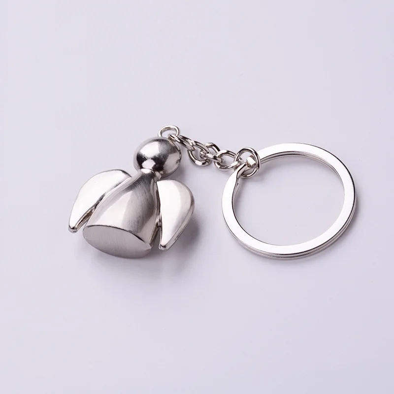 

100pcs/lot Sunny Dolls keychains lovely angel keyrings woman bag charms car key rings best gift for girl friend key holder