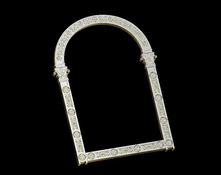 Рамка 3D модель в формате STL ЧПУ резьба гравировка маршрутизатор рельефный Artcam Aspire