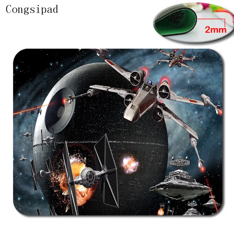 Congsipad поступления из «Звездных Войн» с рисунком «Тысячелетний сокол» настольные коврики для мыши йода силиконовый коврик для мыши 22x18/25X20/29x25 tappetino коврик