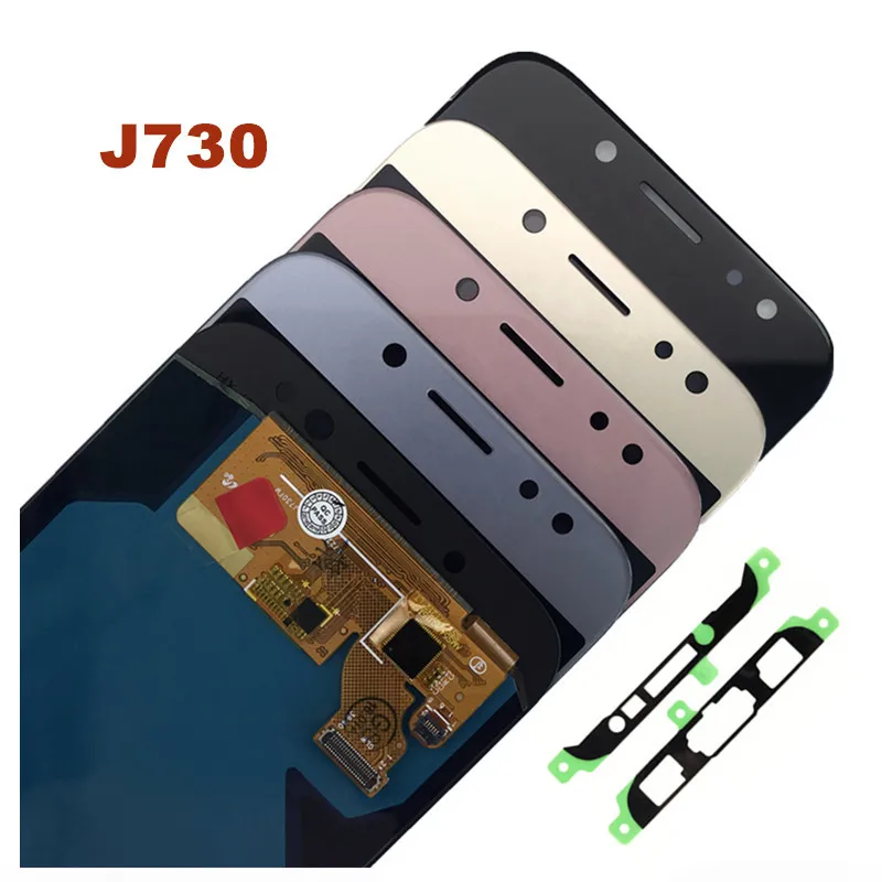 Для samsung Galaxy J7 Pro J730 J730F AMOLED ЖК-дисплей с сенсорным экраном дигитайзер для J7 J730 ЖК-сборка Замена