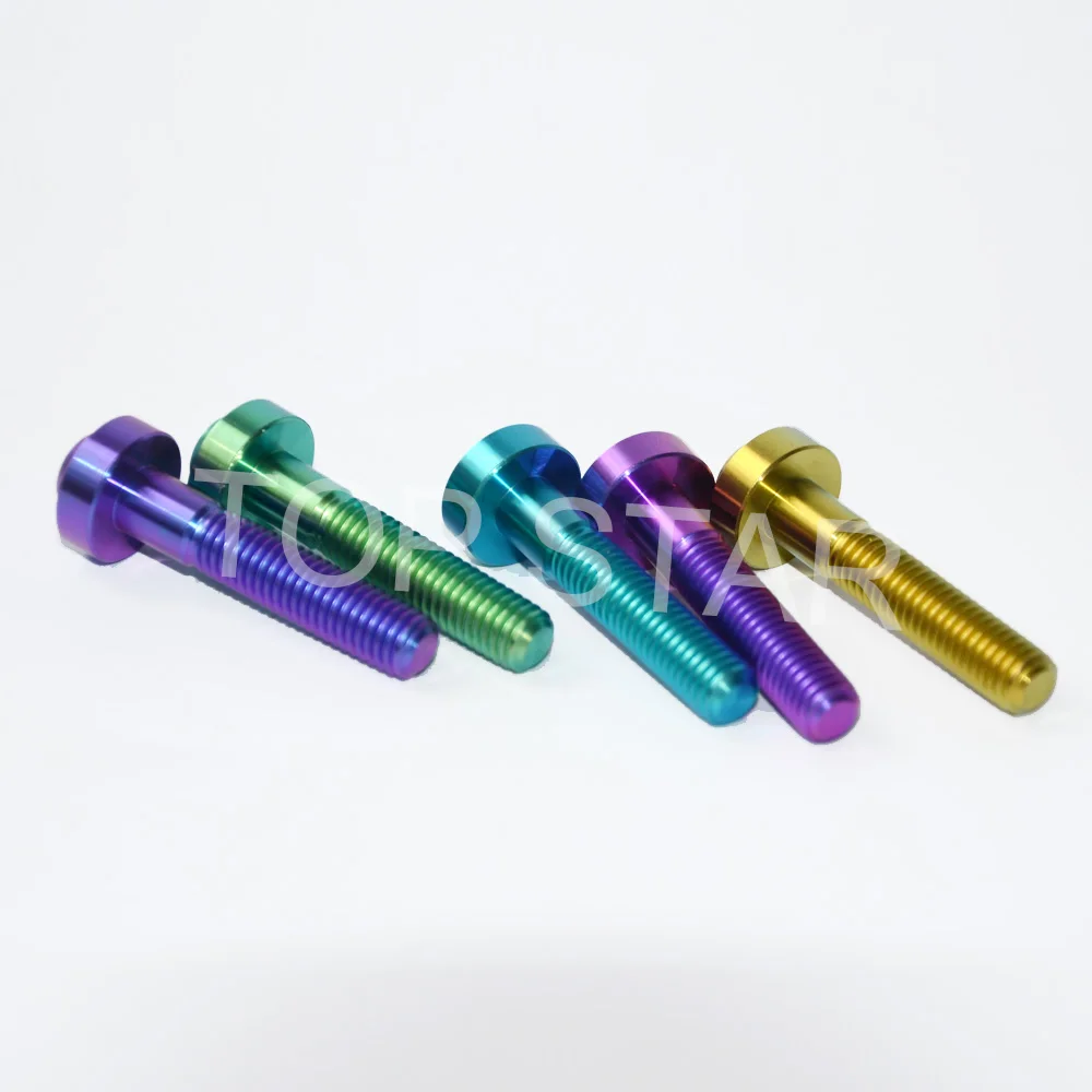 

2 PCS Grade5 Titanium alloy Bolt Button head Titanium bolts for Motorcycle M8X40mm