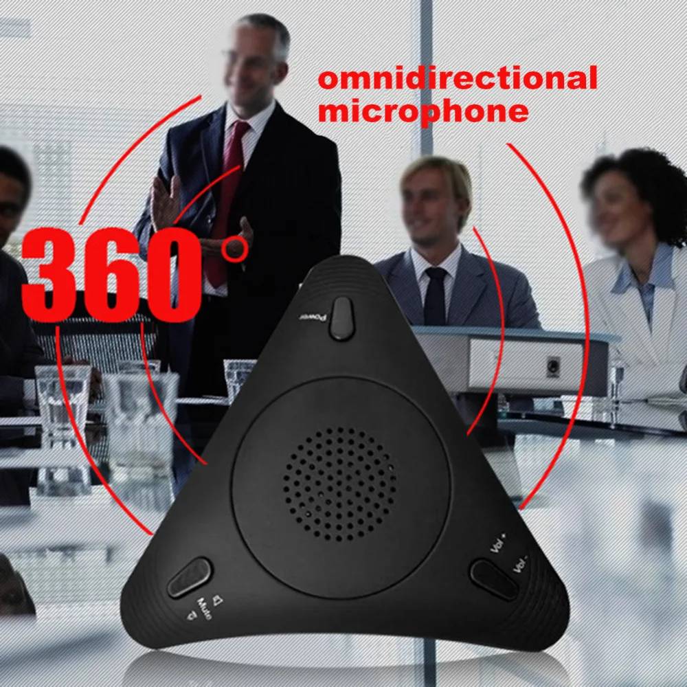 Стиль USB-500 всенаправленный Voip конференц-микрофон динамик всенаправленный USB микрофон настольный микрофон