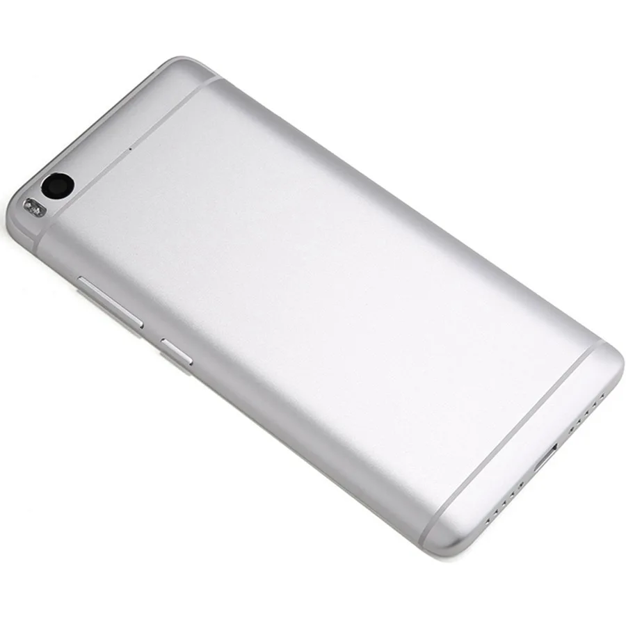 Для Xiaomi mi 5s задняя крышка батарейного отсека задняя дверь корпус чехол для Xiaomi mi 5s Крышка батарейного отсека mi 5s средняя панель сменная рамка - Цвет: Серебристый