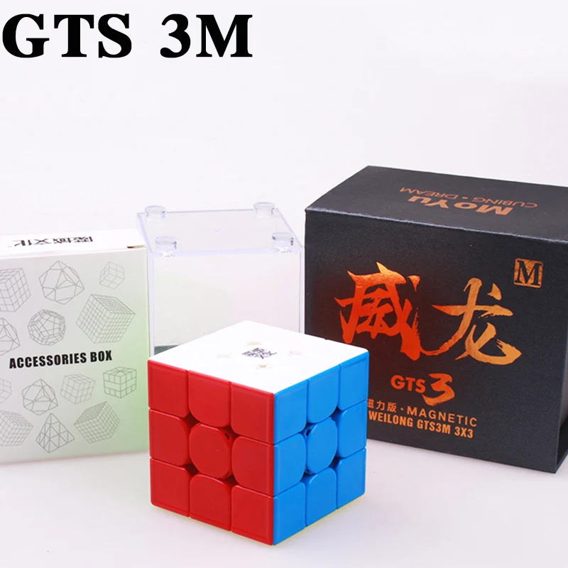 MOYU Weilong GTS 3 M 3X3x3 Магнитный куб GTS3 скоростной профессиональный пазл магнитные
