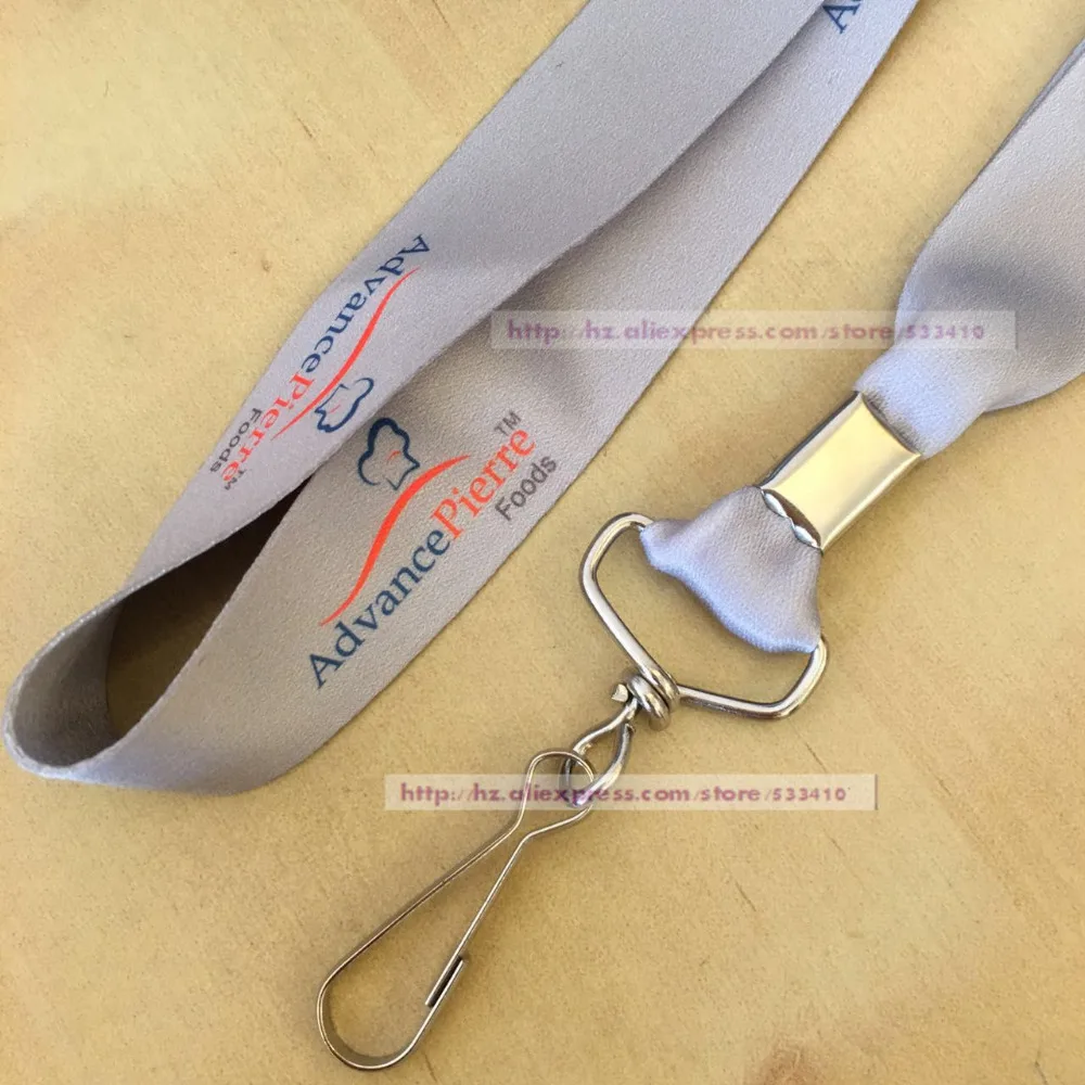 100 шт./лот шнурок на шею из полиэстера с принтом логотипа заказ экспресс доставкой