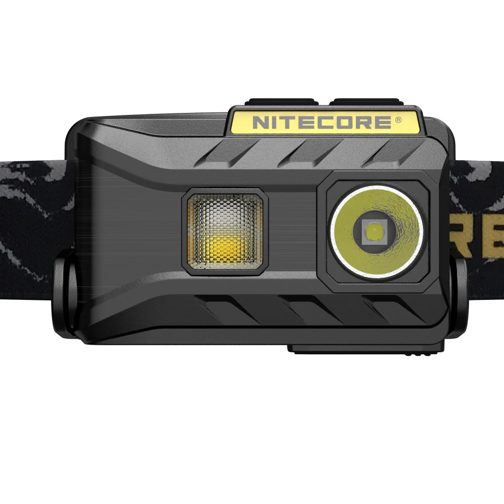 Black Nitecore NU25 3 светодиода Перезаряжаемые фары Трехместный Выходы светильник Вес вспышка светильник на открытом воздухе бег шляпа светильник встроенный Батарея - Испускаемый цвет: Black