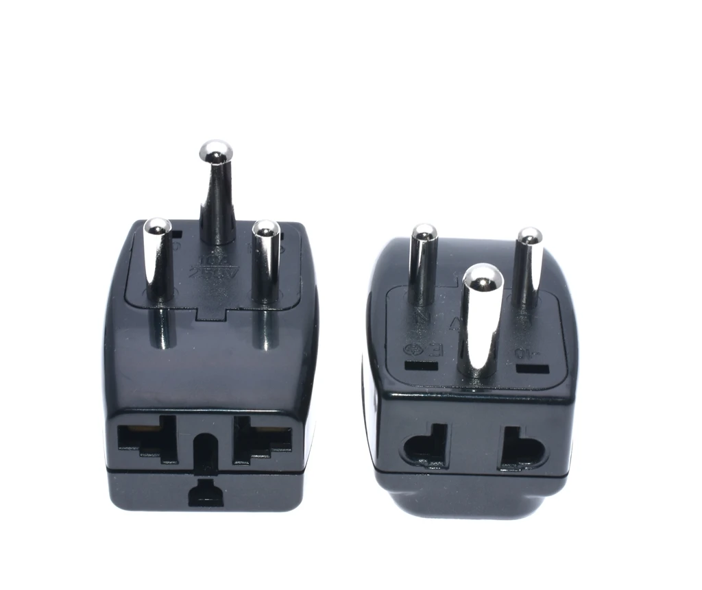 South Africa plug adapter Type D 3 position convert to 1 outlet Multi travel charge power India Kenya Nepal Pakistan NEW | Обустройство