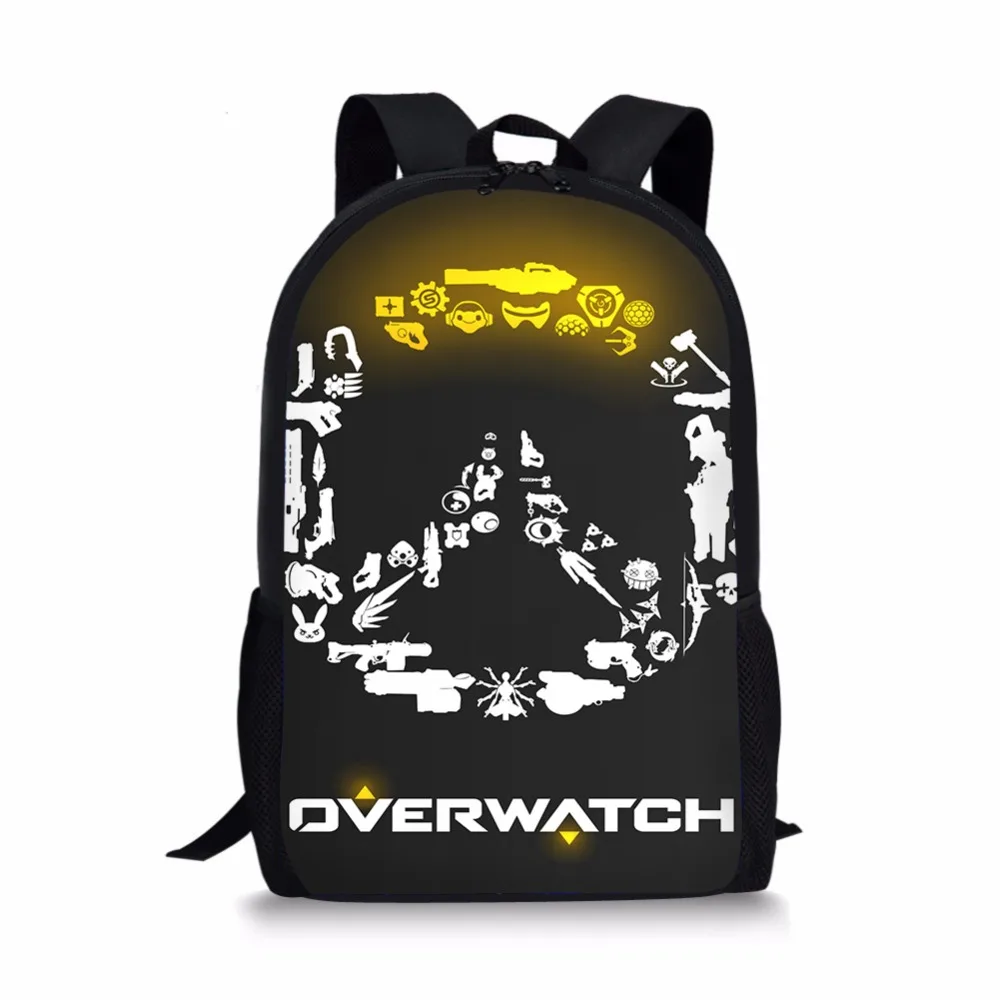 Школьные сумки рюкзаки Overwatch Game Pattern Back pack школьные для девочек и мальчиков