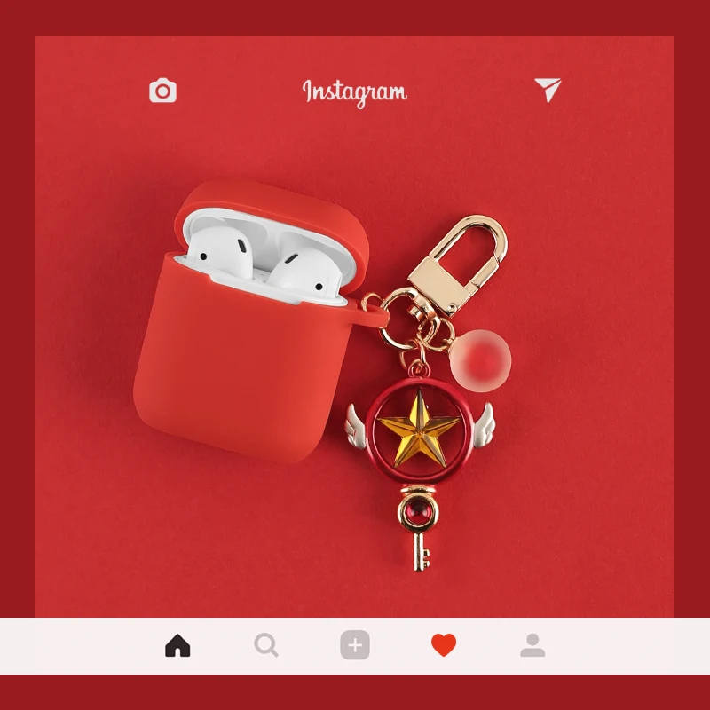 Япония милый аниме мультфильм карточка Captor Брелок Сакура силиконовый Bluetooth