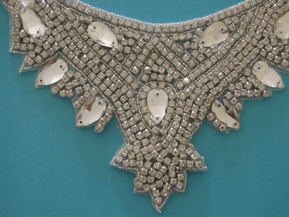 Отделка воротника для платья WDD0308 | Дом и сад