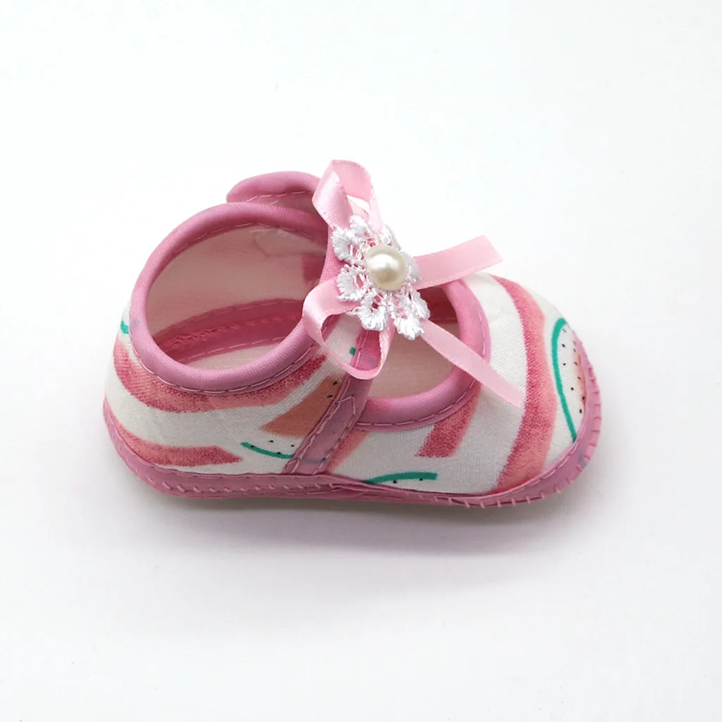 Туфли SAGACE с принтом арбуза для новорожденных милая обувь начинающих ходить