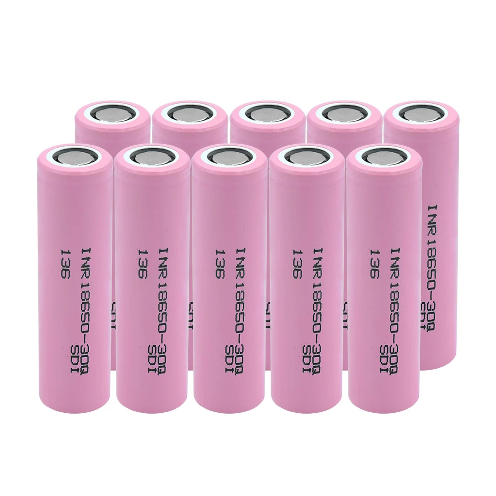 6/8/10 шт. INR 18650-30Q большого потока энергии 20a vape фонарик 3,7 v литиевая батарея inr18650 30q 3000mah перезаряжаемые для игрушек
