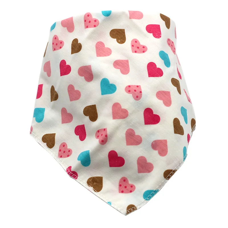 Cotton Bandana Bibs Baby Babador Feeding Smock Infant Burp Cloths Cartoon Saliva Towel Baby Eating Accessory Soft Baby Stuff - Цвет: 26