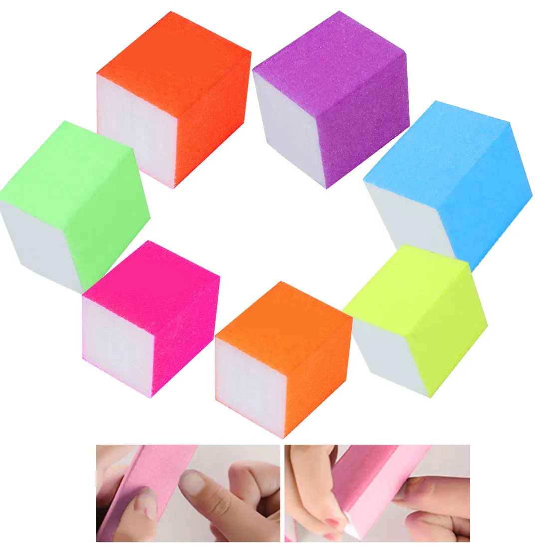 Флуоресцентный мини лак для ногтей Tofu Curd Block 5 шт. многоцветные пилочки дизайна