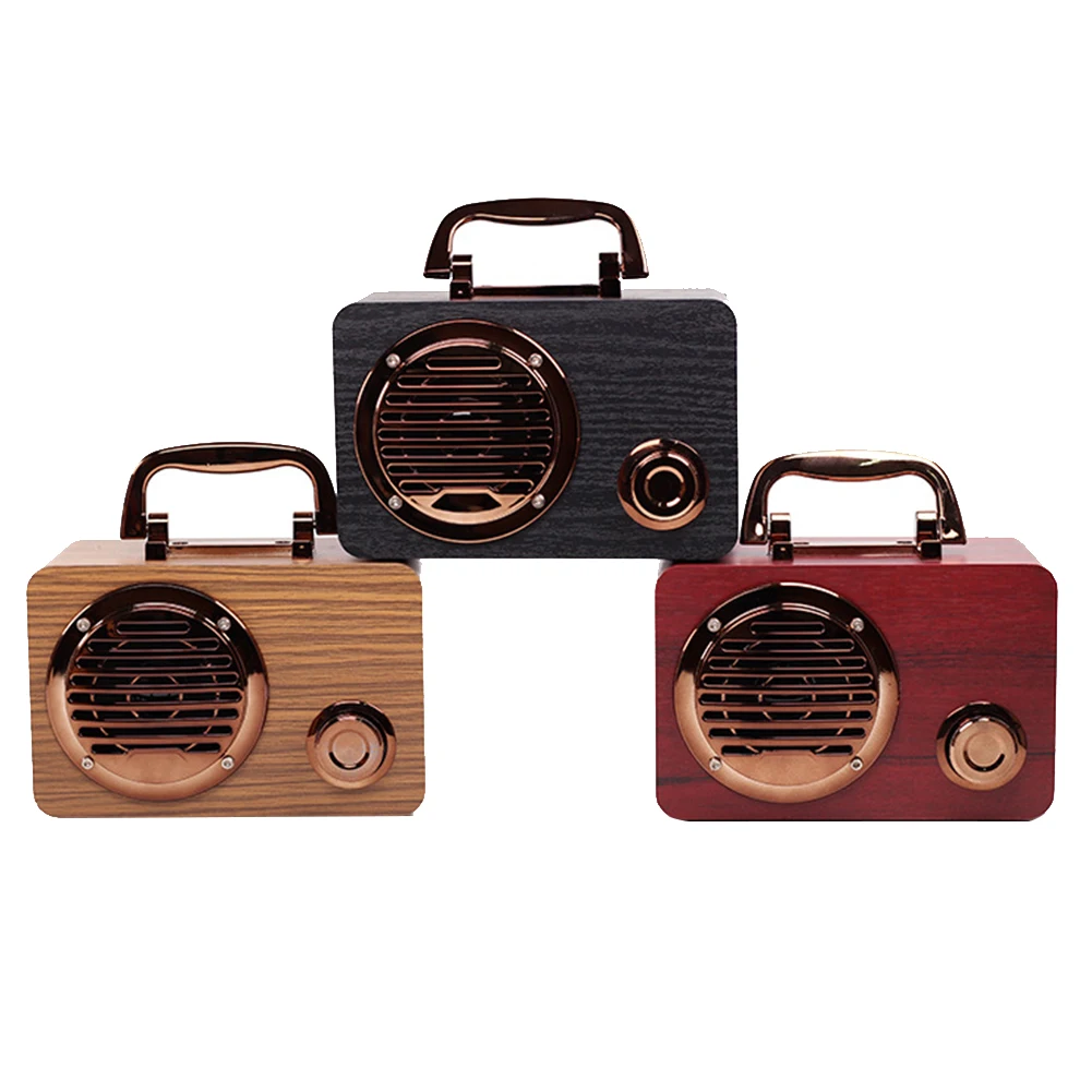Дорожный динамик прозрачный Ретро коротковолновый Открытый Bluetooth Радио
