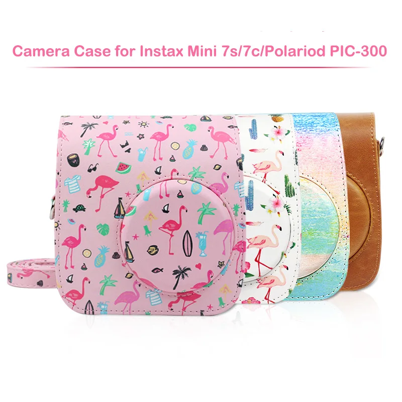 Чехол для Камеры Fujifilm Instax Mini 7s 7c Instant Camera and PIC 300 защитная сумка из искусственной