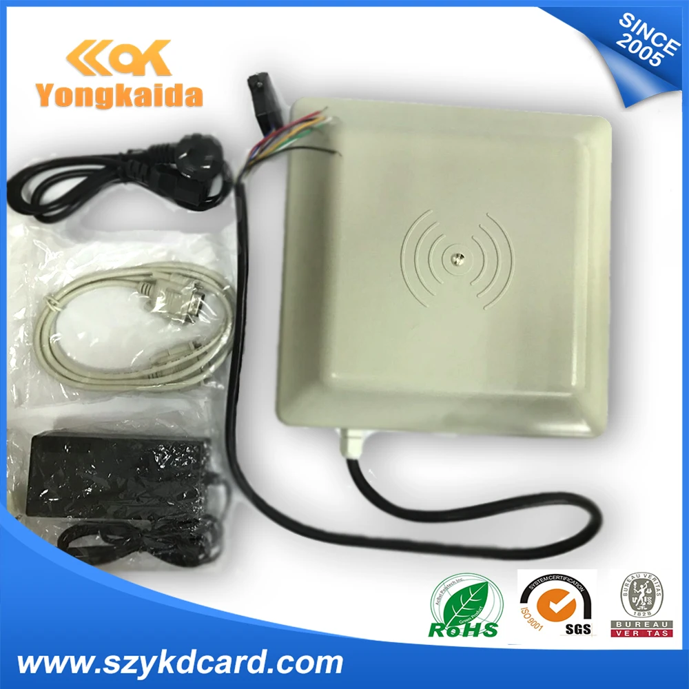 

YongKaiDa For parking Antenna rfid reader ISO 18000-6C/6B RS232 Wiegand 26 5m long distance read range uhf rfid reader