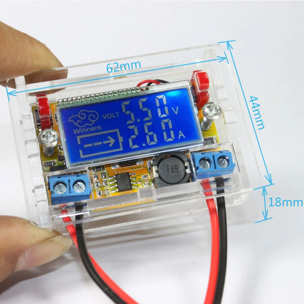 Adjustable Регулируемый понижающий модуль питания заряда DIY комплект светодиодный