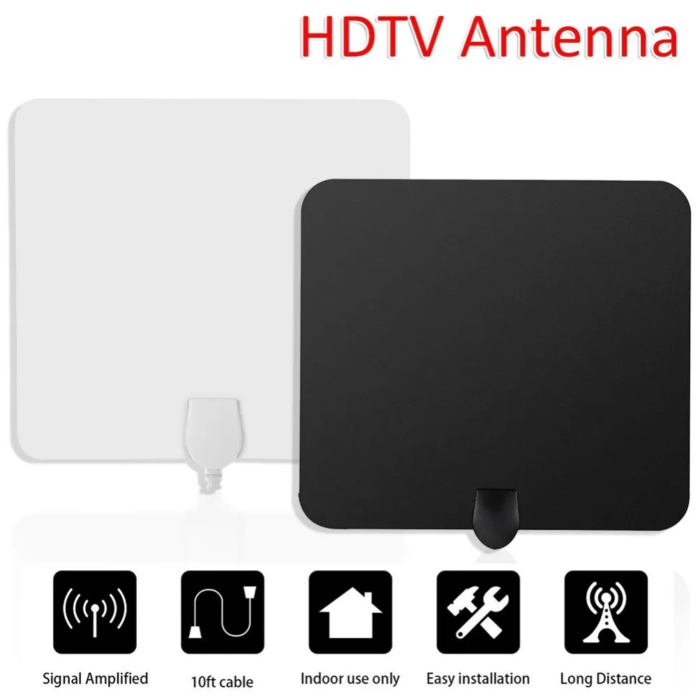 Новая ТВ-антенна OTA для помещений HD цифровая усилитель сигнала более 80 миль