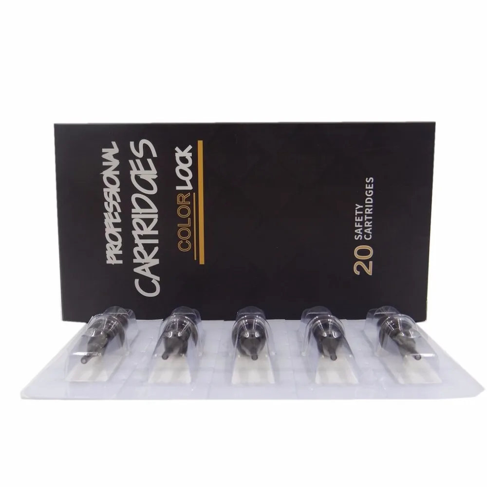 20pcs Disposable Sterilized Tattoo Permanent Makeup Needles For Eyebrow Body Liner Shader new |