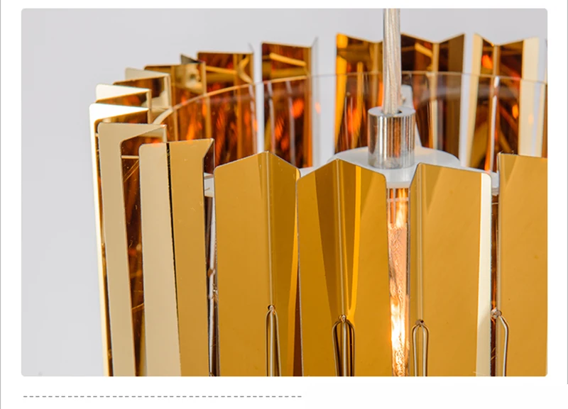 

Post-Modern Pendant Light Stainless Steel Pendant Lamp Gold Silver Metal E27 Fixture Suspension Cafe Bar Loft Vintage Luminarias