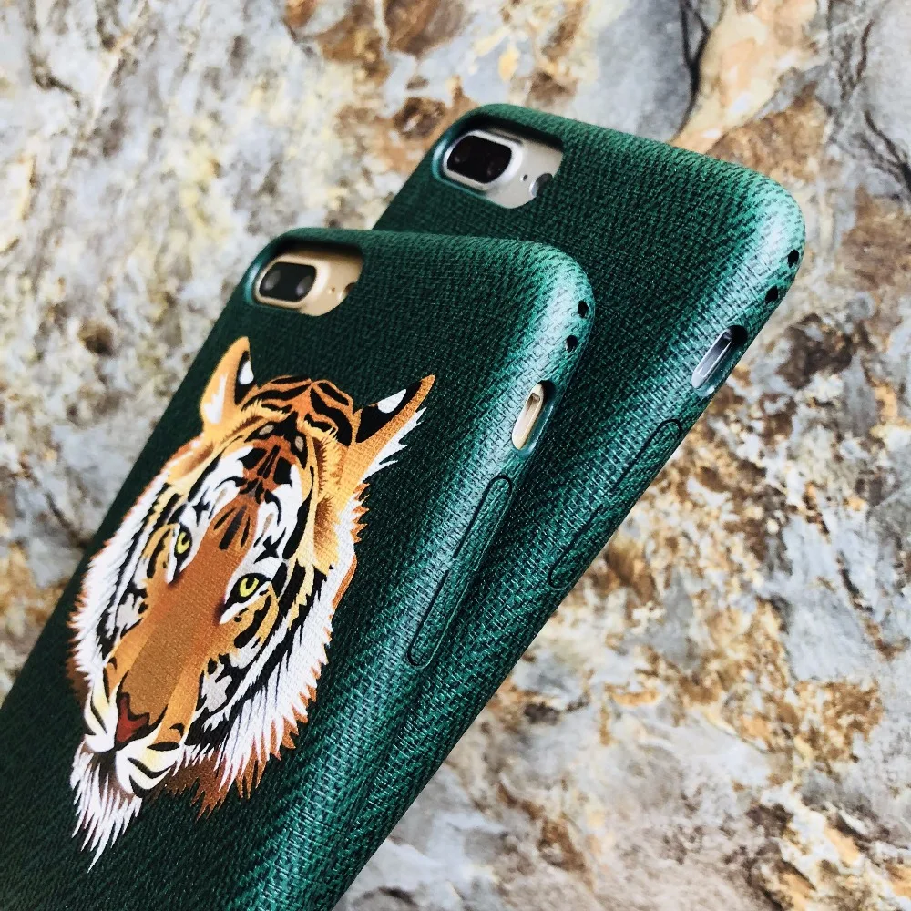 Kerzzil Симпатичные животные кошка и тигр телефон чехлы для iPhone X XSMAX 8 7 6 из мягкой