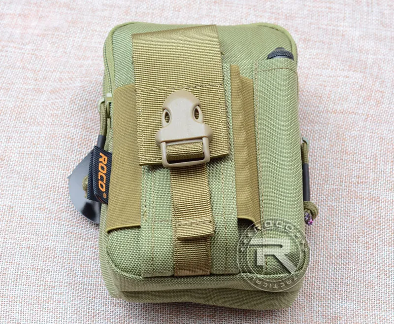 ROCOTACTICAL Высокое качество Молл Тактические Талия пакеты, изготовленные из Cordura нейлон EDC Молл военная сумка для охоты с Бесплатный Пояс кольцо