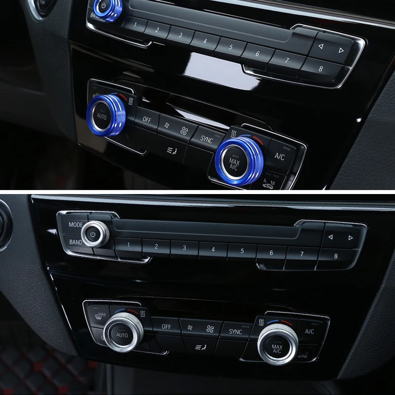 Ручки для кондиционера BMW 3 шт. 1 2 4 серии GT X1 F47 F48 13 17 стайлинга автомобиля обшивка