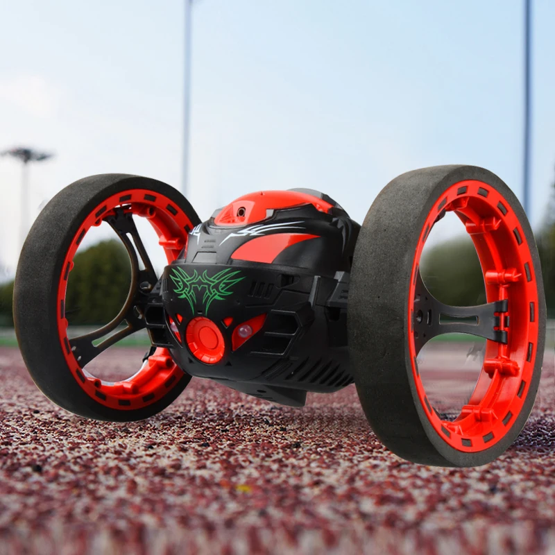 Мини машинки PEG SJ88 Bounce RC автомобиль 2 4 GHz carro гибкие колеса вращение LED свет
