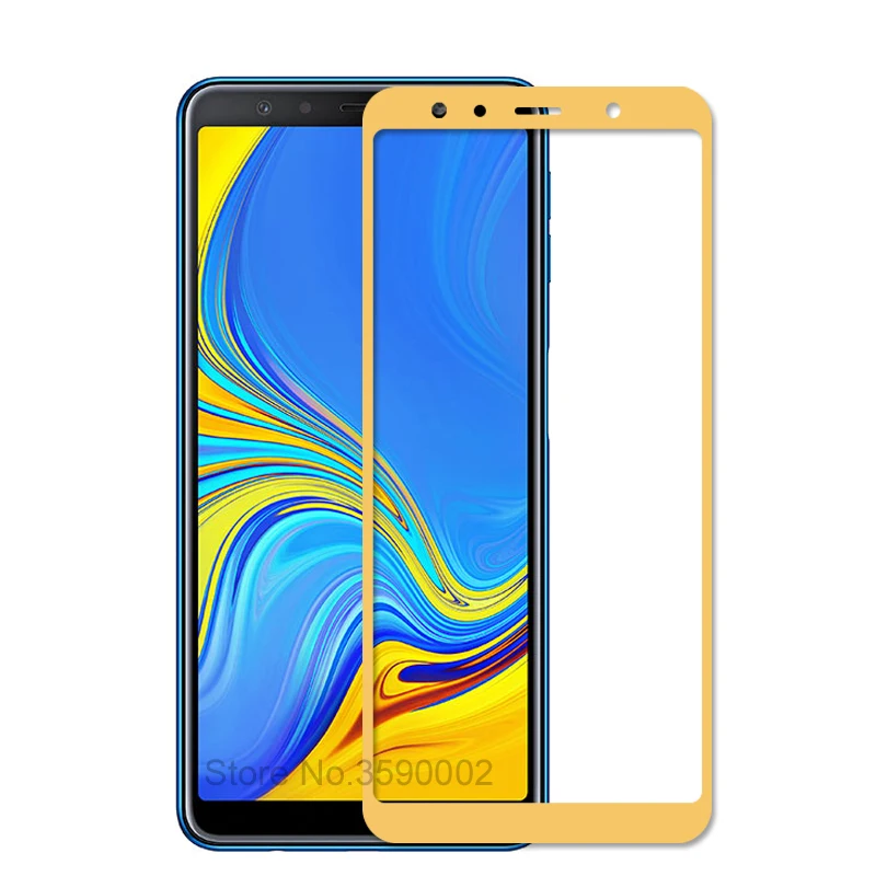 Полное покрытие, Защитное стекло для samsung Galaxy A7, закаленное стекло Sumsung A7 A 7 A750F A750, SM-A750F, защитная 3D пленка