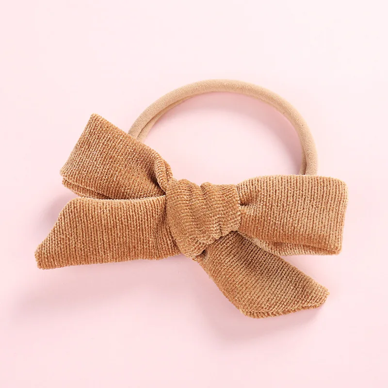 30 шт./лот Модный милый бант для волос эластичная нейлоновая повязка на голову 2018