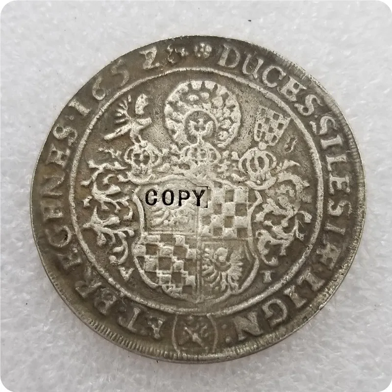 THALER 1652 GEORGIVS LUDOVIC CHRISTIAN копия монет памятные монеты коллекционные