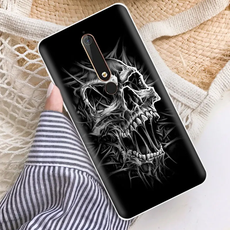 5 дюймов для Nokia 6 2018 прозрачный ТПУ телефон Мягкий силиконовый чехол TA-1054
