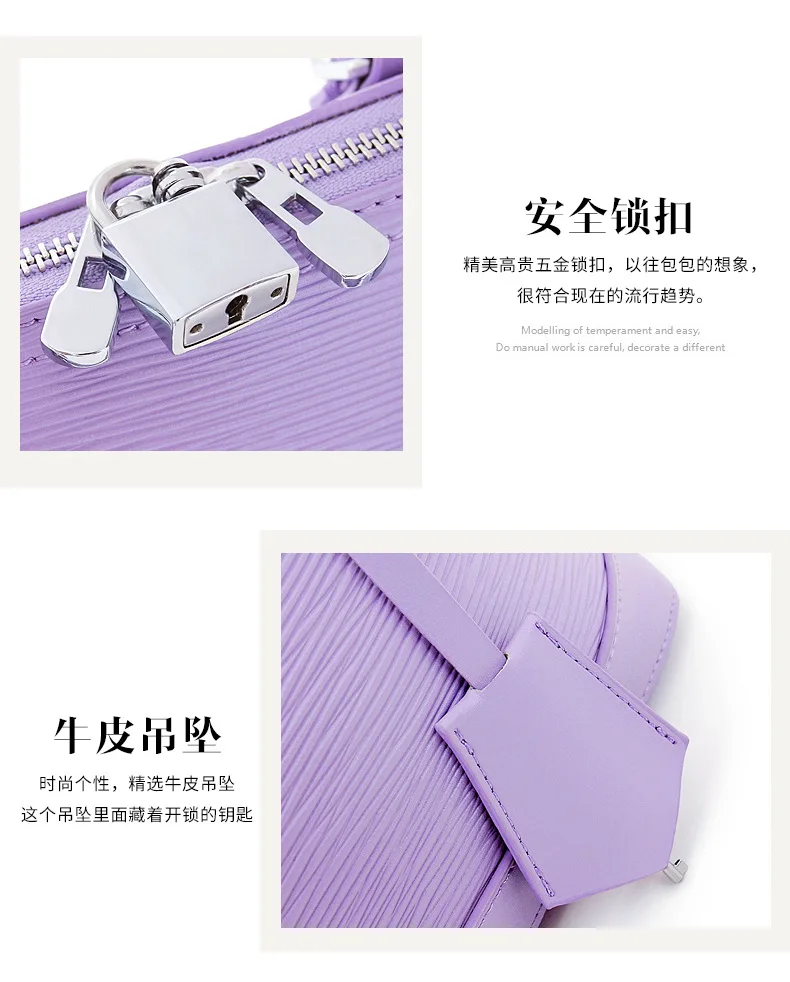 New Cowhide Female Entrapment Signature Shell cow Leather Female Packets Shoulder Hand Strap Bag