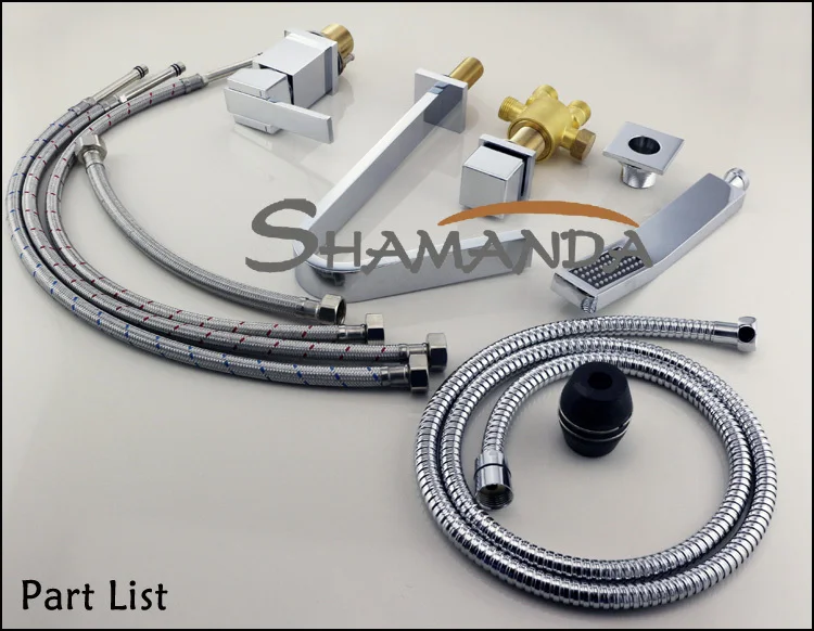 Бесплатная доставка-продукты для ванной комнаты твердая латунь хромированная