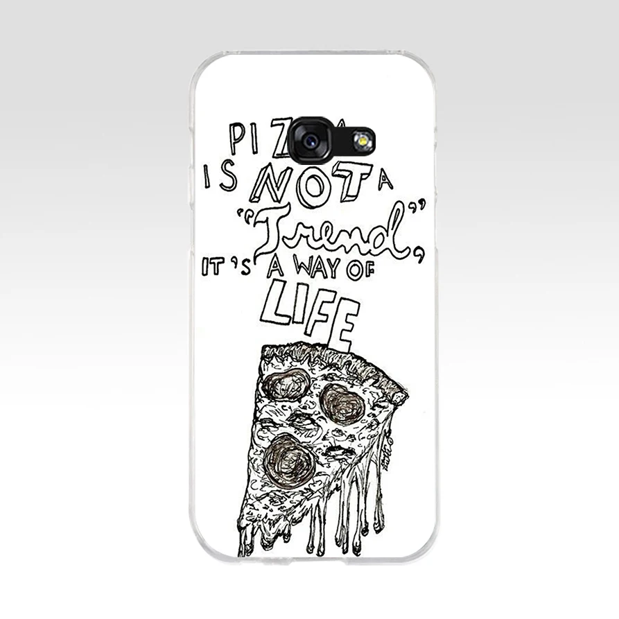 10AQ Pizza Is Life Мягкий Силиконовый ТПУ чехол для телефона Samsung galaxy a3 a5 2016 2017 a6 A8 2018 |