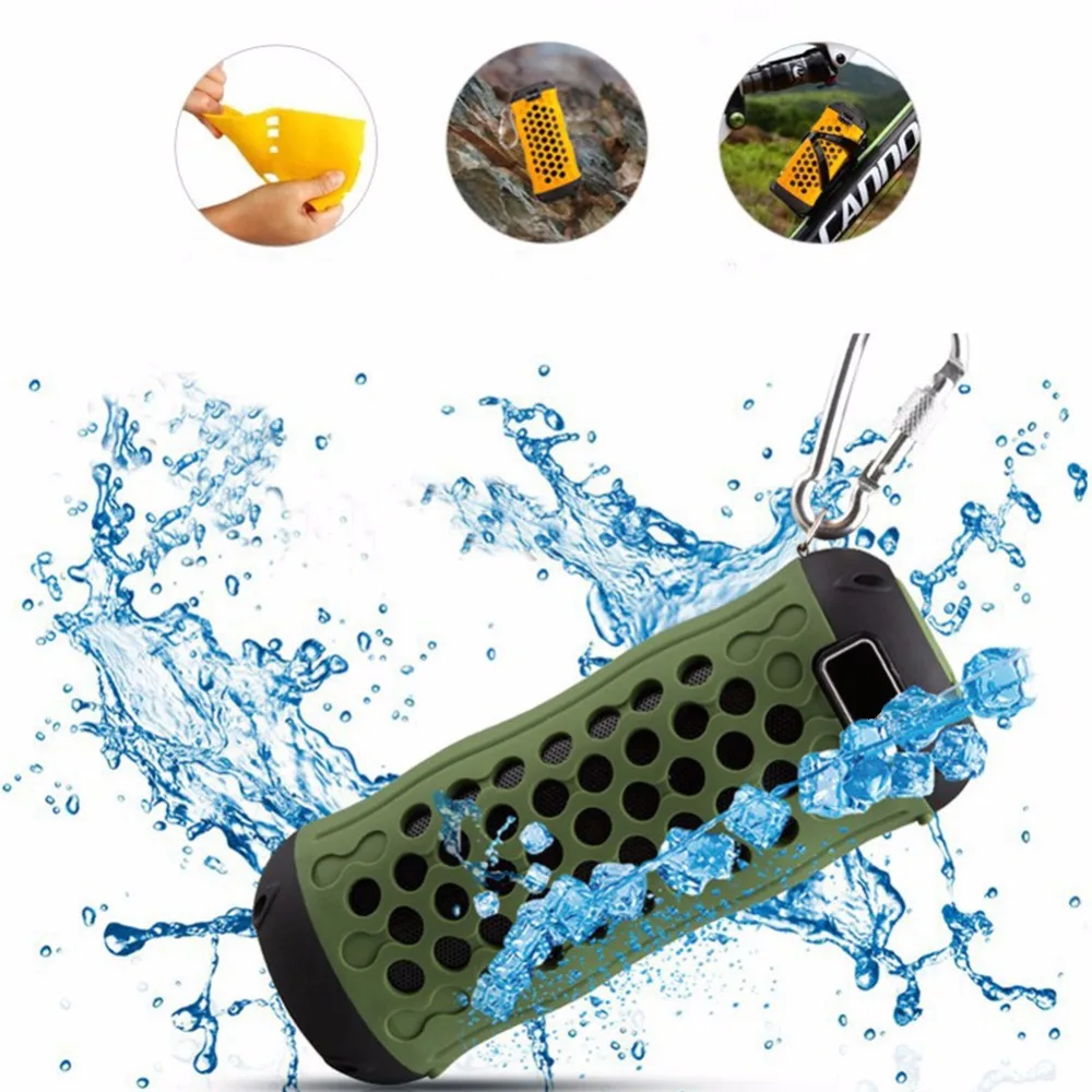 Беспроводной Bluetooth динамик для спорта на открытом воздухе водонепроницаемый