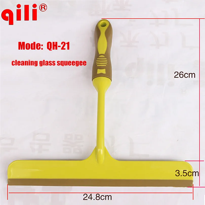 

100pcs/lot DHL Free QILI QH-21 Water Wiper Scraper Tools Car Windshield Window Cleaning Tool Squeegee Glass Washing Cleaner