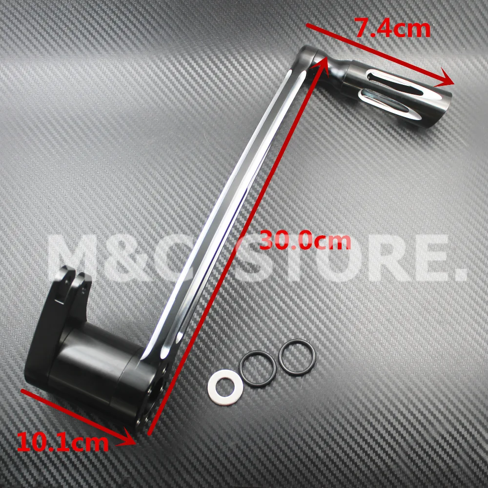 Черный комплект тормозных рычагов рычаг переключения передач Колки для Harley Touring