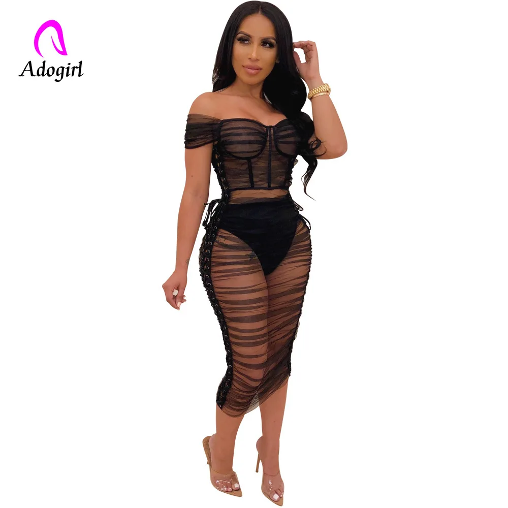 Женское Сетчатое платье с открытой спиной черное драпировкой Бандажное