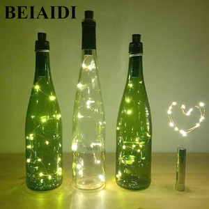 Светодиодная медсветильник Гирлянда для винных бутылок, 2 м, 20 светодиодов