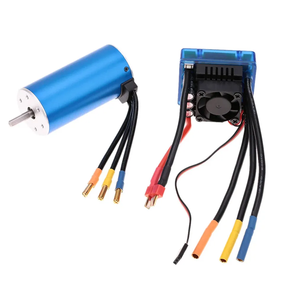 Новинка 2019 HIINST Водонепроницаемый Новый 3674 2250KV бесщеточный мотор + 120A ESC для 1/8 RC