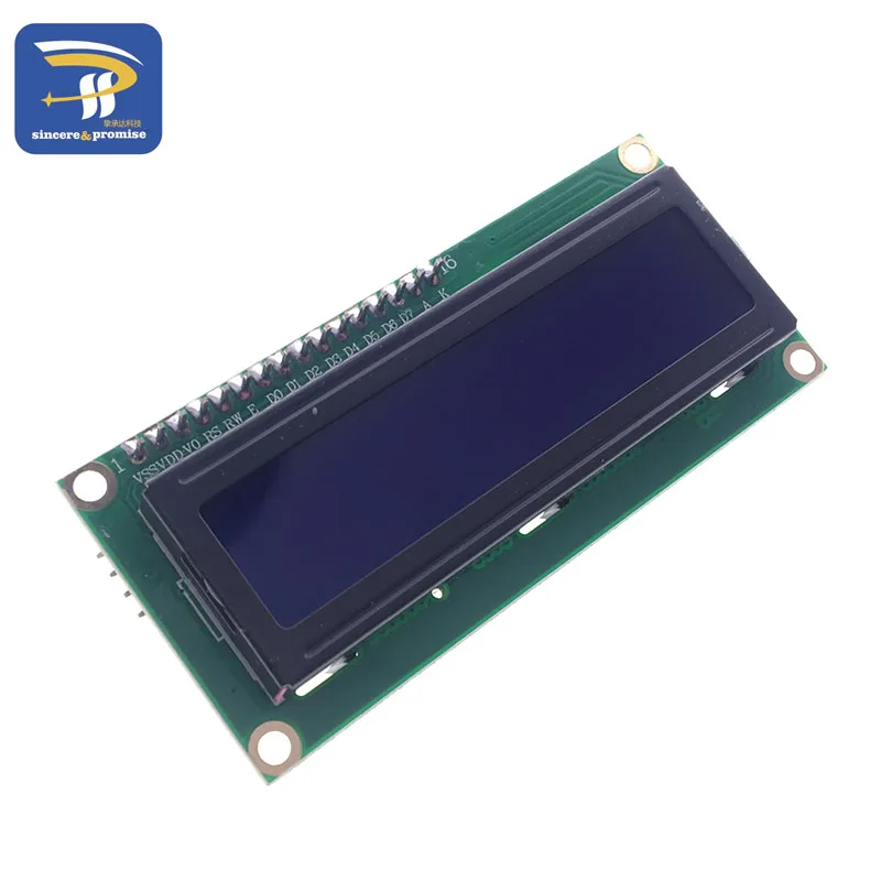 ЖК-дисплей 1602+ ЖК-модуль 1602, синий/желто-зеленый экран IIC/igc для arduino lcd 1602