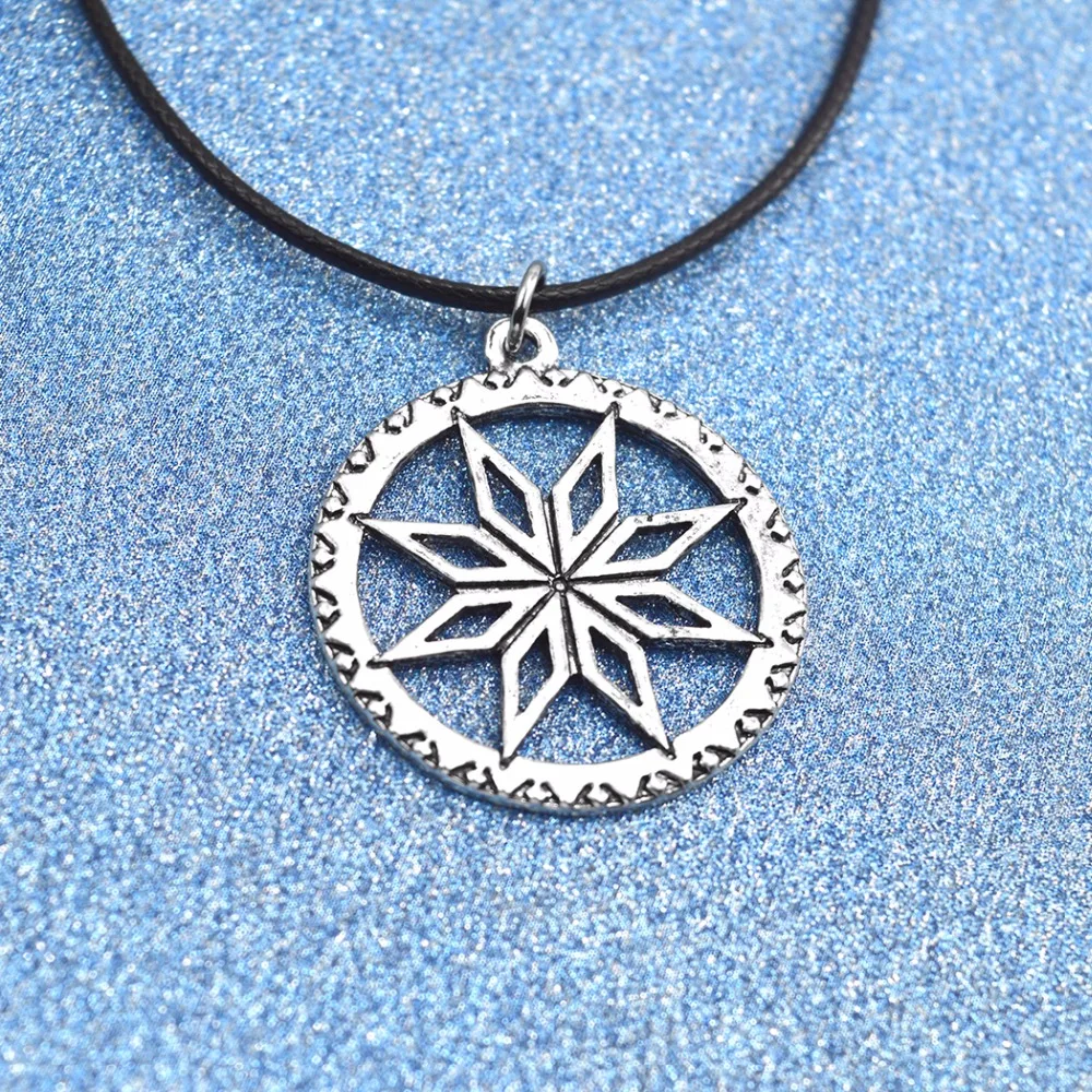 Kinitial 1Pcs Antique Silver Necklace For Women Nordic CELTIC ARYAN Pendant Amulet Shield Alatir Vintage Fasion Jewelry | Украшения и